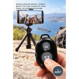 Yenilig 1 Adet Bluetooth Selfie Kumandası – Kablosuz Remote Shutter, 10 Metre Menzil, Tek Tuşlu Fotoğraf ve Video Çekim, Ios Android Uyumluluğu