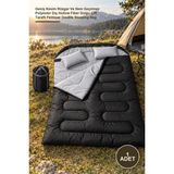 Yenilig 1 Adet Çift Kişilik Kamp Uyku Tulumu – Geniş Kesim Rüzgar ve Nem Geçirmez Polyester Dış Hollow Fiber Dolgu Çift Taraflı Fermuar Double Sleeping Bag