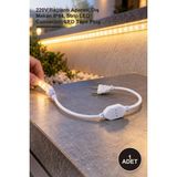 Yenilig 1 Adet CT-5050 3 Çipli 220V Şerit LED Fişi – 220V Bağlantı Aparatı, Dış Mekan IP64, Strip LED Connector, LED Tape Plug