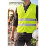 Yenilig 1 Adet Fosforlu Sarı Ikaz Yeleği – Çift Reflektörlü Iş Güvenliği Uyumlu Cırtlı Ön Kapanış Nefes Alan Doku, Safety Vest High Visibility