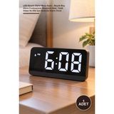Yenilig 1 Adet LED Ekranlı Dijital Masa Saati – Büyük Boy Alarm Fonksiyonlu Masaüstü Saat, Yatak Odası ve Ofis Için Bedside Alarm Clock