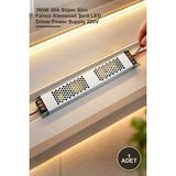 Yenilig 1 Adet LED Trafosu CT-2678 – 360W 30A Süper Slim Fansız Klemensli Şerit LED Driver Power Supply 220V