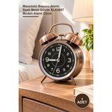Yenilig 1 Adet Metal Çalar Saat – Masaüstü Başucu Alarm Saati Metal Gövde ALK4687 Modeli Alarm Clock