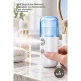 Yenilig 1 Adet Mini Cilt Nemlendirici – USB Şarjlı Buhar Makinesi, Taşınabilir Yüz Nemlendirici, Face Humidifier