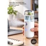 Yenilig 1 Adet Nano Mist Dezenfektan Püskürtücü – Nano Mist Teknolojili Şarjlı Taşınabilir El Tipi Dezenfektör, Portable Sanitizer