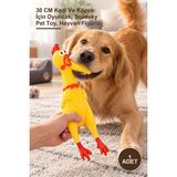 Yenilig 1 Adet Ses Çıkaran Tavuk Oyuncağı – 30 cm Kedi ve Köpek Için Oyuncak, Squeaky Pet Toy, Hayvan Figürlü