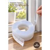 Yenilig 10 Adet 3 Metre Kapı Pencere Rüzgar Izolasyon Bandı – Kendinden Yapışkanlı Epdm/silikon Şeffaf, Isı ve Ses Yalıtımı, Door Seal Weatherstrip