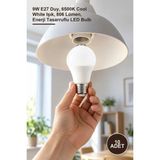 Yenilig 10 Adet Beyaz LED Ampul – 9W E27 Duy, 6500K Cool White Işık, 806 Lümen, Enerji Tasarruflu LED Bulb