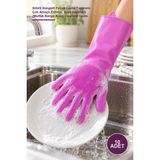 Yenilig 10 Adet Bulaşık Yıkama Eldiveni – Sihirli Süngerli Fırçalı Lastik Tasarımlı Çok Amaçlı Eldiven, Isıya Dayanıklı (Mutfak Banyo Araç) Cleaning Glove