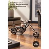 Yenilig 10 Adet El Yapımı Dekoratif Metal Motor – Metal Figür Kutulu Sunum, Karışık Modeller, Decorative Motorcycle