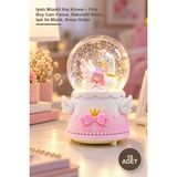 Yenilig 10 Adet Işıklı Müzikli Kar Küresi – Orta Boy Cam Fanus, Dekoratif Biblo, Işık ve Müzik, Snow Globe