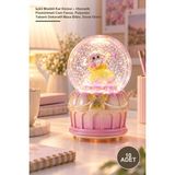 Yenilig 10 Adet Işıklı Müzikli Kar Küresi – Otomatik Püskürtmeli Cam Fanus, Polyester Tabanlı Dekoratif Masa Biblo, Snow Globe