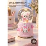 Yenilig 10 Adet Işıklı Orta Boy Kar Küresi – Cam Fanus, Müzikli Dekoratif Biblo, Snow Globe, Masaüstü Hediye