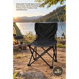 Yenilig 10 Adet Kamp ve Balıkçı Sandalyesi – Katlanabilir Portatif Metal Iskelet, Nefes Alan Kumaş, Piknik Plaj Balıkçılık, Fishing Chair Portable Chair