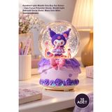 Yenilig 10 Adet Karakterli Işıklı Müzikli Orta Boy Kar Küresi – Cam Fanus Polyester Gövde, Müzikli Işıklı Dekoratif Snow Globe, Masa Üstü Biblo