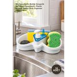 Yenilig 10 Adet Leydi Lüks Süngerlik – Sıvı Sabunluklu Mutfak Süngerlik ve Tezgah Düzenleyici, Plastik Sponge Holder, Sink Organizer