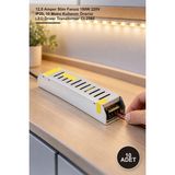 Yenilig 10 Adet Şerit LED Trafosu – 12,5 Amper Slim Fansız 150W 220V IP20, 10 Metre Kullanım Önerisi LED Driver Transformer CT-2560
