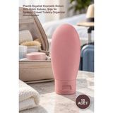 Yenilig 10 Adet Seyahat Tipi Bakım Ürünleri Düzenleyici – Plastik Seyahat Kozmetik Dolum Seti, Krem Kutusu, Şişe ve Spatula, Travel Toiletry Organizer
