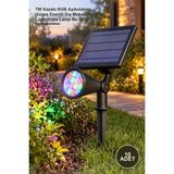 Yenilig 10 Adet Solar Bahçe Armatürü – 7W Kazıklı Rgb Aydınlatma, Güneş Enerjili Dış Mekan Solar Light Stake Lamp MZ-301A