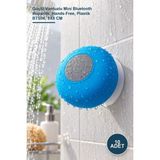 Yenilig 10 Adet Vakumlu Su Geçirmez Duş Hoparlörü – Güçlü Vantuzlu Mini Bluetooth Hoparlör, Hands-Free, Plastik BTS06, 8x8 cm