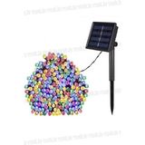 Yenilig 10m 100 LED RGB Solar Bahçe Aydınlatma – 8 Fonksiyonlu Siyah Kablolu Güneş Enerjili Renkli Işık