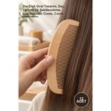 Yenilig 12 Adet Ahşap Tarak – Dar Dişli Oval Tasarım, Saç Tarama ve Şekillendirme Için, Wooden Comb, Comb