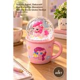 Yenilig 2 Adet Altı Fincan Üstü Küre – Sürpriz Paket, Dekoratif Kar Küresi ve Masaüstü Süs ve Snow Globe Hediye