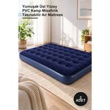 Yenilig 2 Adet Çift Kişilik Yumuşak Şişme Yatak – Yumuşak Üst Yüzey Pvc Kamp Misafirlik Taşınabilir Air Mattress