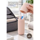 Yenilig 2 Adet Diş Fırçası ve Diş Macunu Seyahat Kutusu – Büyük Kapasiteli Hijyenik Saklama, Hafif Taşınabilir Tasarım, Toothbrush Toothpaste Travel Case