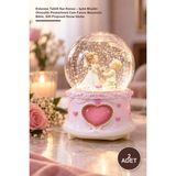 Yenilig 2 Adet Evlenme Teklifi Kar Küresi – Işıklı Müzikli Otomatik Püskürtmeli Cam Fanus Masaüstü Biblo, Gift Proposal Snow Globe