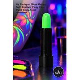 Yenilig 2 Adet Glowpaint Neon Vücut ve Yüz Boyası – Uv Parlayan Glow Makyaj Seti, Festival Party Face Paint Body Paint