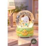Yenilig 2 Adet Işıklı Müzikli Kar Küresi – Cam Fanus Polyester Gövde, Dekoratif Masa Süsü ve Biblo, Müzikli Snow Globe, Lighted Snow Globe