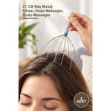 Yenilig 2 Adet Kafa Masaj Aleti ALK1839 – 21 cm Baş Masaj Cihazı, Head Massager, Scalp Massager