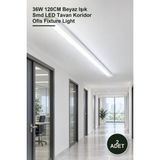 Yenilig 2 Adet LED Bant Armatür CT-2478/CT-2478B – 36W 120CM Beyaz Işık Smd LED Tavan Koridor Ofis Fixture Light