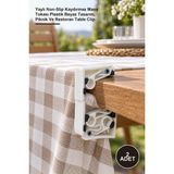 Yenilig 2 Adet Masa Mandalı – Yaylı Non-Slip Kaydırmaz Masa Tokası Plastik Beyaz Tasarım, Piknik ve Restoran Table Clip