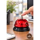 Yenilig 2 Adet Masa Zili – Parlak Renkli Dekoratif Konsept Hediyelik, Masa Üstü Çağrı Zili, Desk Bell Service Bell