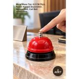 Yenilig 2 Adet Resepsiyon Zili – Metal Masa Tipi, 6.5 cm Ölçü, Renkli Karışık Seçenekler, Service Bell, Call Bell