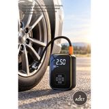 Yenilig 2 Adet Şarjlı Hava Kompresörü – Taşınabilir Dijital Pompa LED Ekranlı, Otomatik Kapanma, Araba Bisiklet Top Şişirme, Portable Air Pump