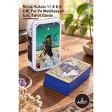 Yenilig 2 Adet Tarot Kartı – Metal Kutulu 11 x 6,5 Cm, Fal ve Meditasyon Için, Tarot Cards