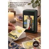 Yenilig 2 Adet Tarot Kartı – Metal Kutulu 11 x 6,5 cm Kart Destesi Tarot Cards Deck Kehanet ve Meditasyon