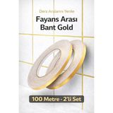 Yenilig 2’li Fayans Arası Izolasyon Bantı Gold 0,5 cm 100 Metre | Su Geçirmez Derz Bandı | Şerit Bant Gold