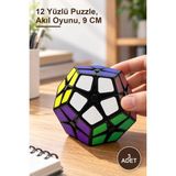 Yenilig 3 Adet 2x2 Mini Megaminx Zeka Küpü – 12 Yüzlü Puzzle, Akıl Oyunu, 9 cm