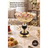 Yenilig 3 Adet Cam Kase – Şekerlik Sunum Kasesi Servis Için Çerezlik Glass Candy Dish Serving Bowl