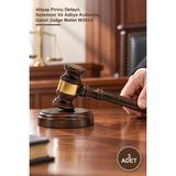 Yenilig 3 Adet Hakim Tokmağı – Ahşap Pirinç Detaylı, Seremoni ve Adliye Kullanımı, Gavel Judge Mallet W393A
