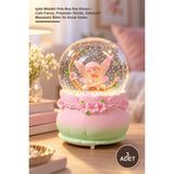 Yenilig 3 Adet Işıklı Müzikli Orta Boy Kar Küresi – Cam Fanus, Polyester Gövde, Dekoratif Masaüstü Biblo ve Snow Globe