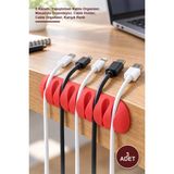 Yenilig 3 Adet Kablo Tutucu – 5 Kanallı, Yapıştırmalı Kablo Organizer, Masaüstü Düzenleyici, Cable Holder, Cable Organizer, Karışık Renk