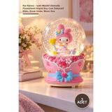 Yenilig 3 Adet Kar Küresi – Işıklı Müzikli Otomatik Püskürtmeli Büyük Boy Cam Dekoratif Biblo, Snow Globe, Music Box
