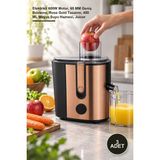 Yenilig 3 Adet Katı Meyve Sıkacağı – Elektrikli 600W Motor, 65 mm Geniş Besleme, Rose Gold Tasarım, 450 ml Meyve Suyu Haznesi, Juicer