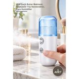 Yenilig 3 Adet Mini Cilt Nemlendirici – USB Şarjlı Buhar Makinesi, Taşınabilir Yüz Nemlendirici, Face Humidifier