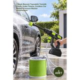 Yenilig 3 Adet Şarjlı Kablosuz Oto Yıkama Makinesi – Yüksek Basınçlı Taşınabilir Temizlik Cihazı, Araba Yıkama, Cordless Car Washer Pressure Washer